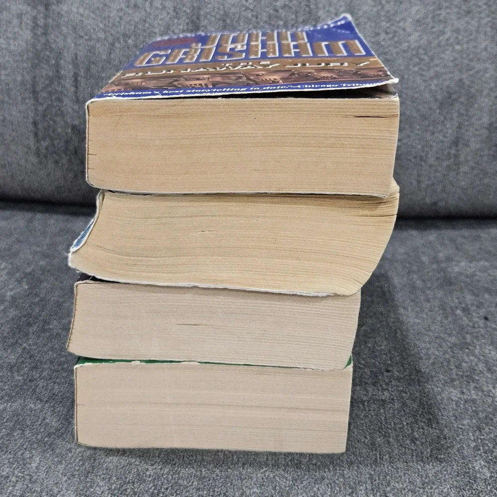 Lot of 4 John Grisham Books: The Chamber- The Runaway Jury- A‎ Time To Kill +